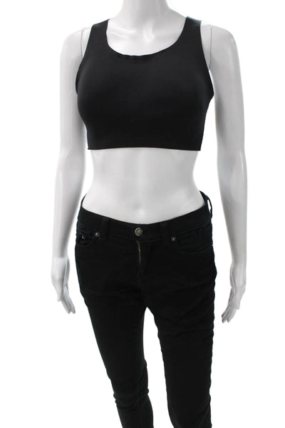 Lululemon Women's Scoop Neck Strappy Sports Bra Black Size M
