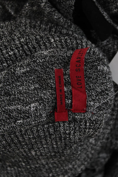 Love Scarlett Womens Sweater Dress Gray Turtleneck Long Sleeve Size S