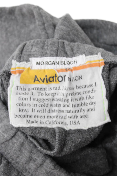 Aviator Nation Girls Graphic Print Jogger Pants Gray Size 6