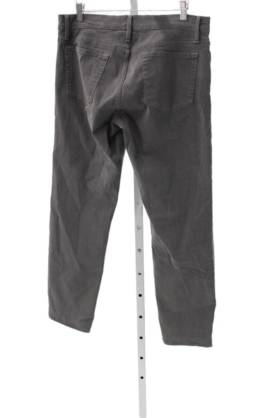 Frame Mens Slim Gray Lyocell Jeans Button Size 33