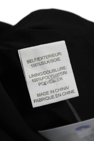 Haute Hippie Women Silk Halter Sleeveless Tank Black Basic Pullover Size M