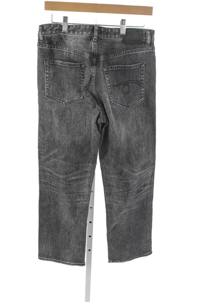 R13 Mens Black Straight Jeans Size 28