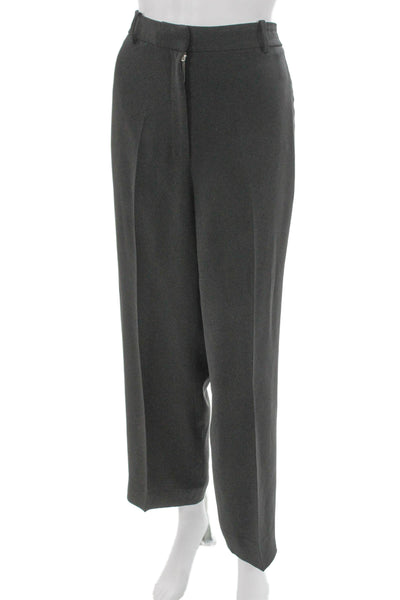 Theory Womens Dress Pants Black Triacetate Blend Size 10