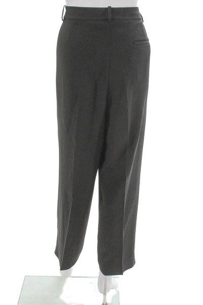 Theory Womens Dress Pants Black Triacetate Blend Size 10