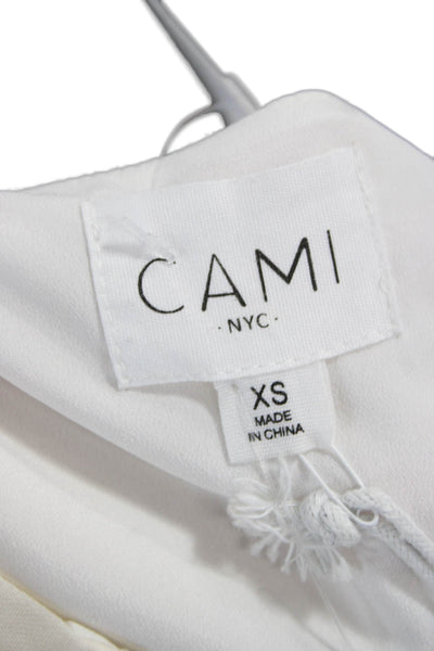 Cami NYC Women Silk Ivory V Neck Sleeveless Camisole Pullover Size XS