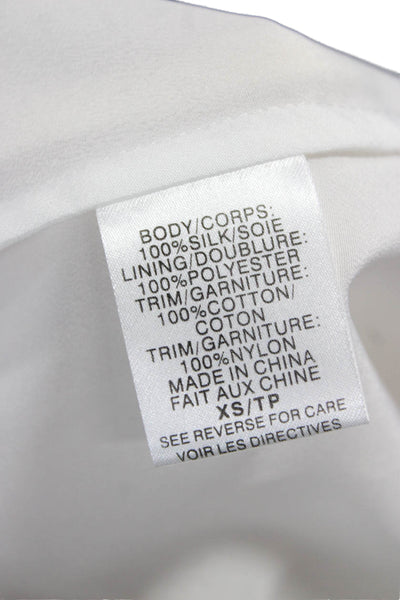 Cami NYC Women Silk Ivory V Neck Sleeveless Camisole Pullover Size XS