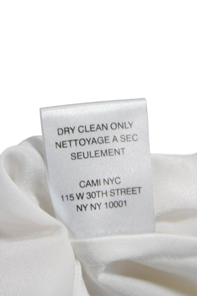 Cami NYC Women Silk Ivory V Neck Sleeveless Camisole Pullover Size XS