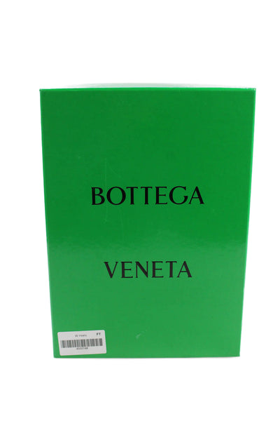 Bottega Veneta Womens Atomic Sandals Reflective Leather Shoes Gold Size 8