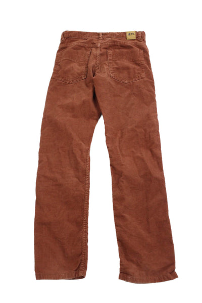 Bonpoint Girls Cotton Corduroy Pants Orange Size 12