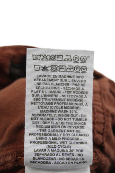 Bonpoint Girls Cotton Corduroy Pants Orange Size 12