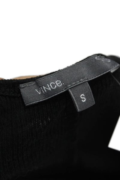 Vince Womens Basic Tank Gray Scoop Neck Pima Cotton Sleeveless Size S