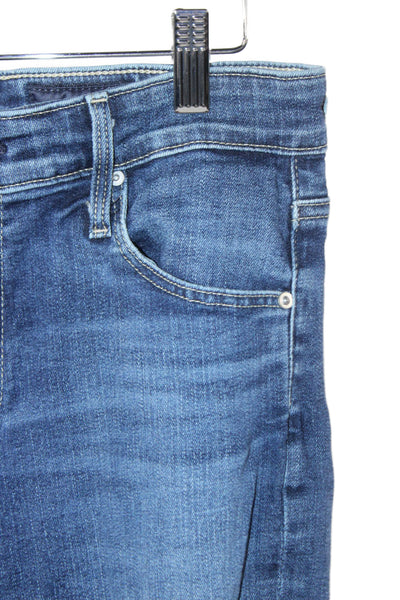 AG Womens Skinny Mid Rise Jeans Blue Size 28