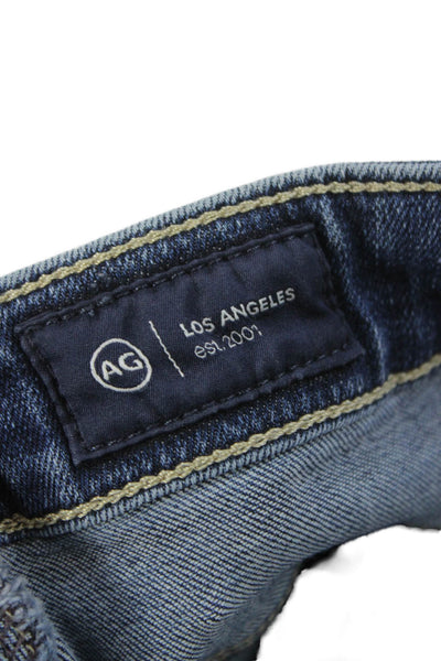 AG Womens Skinny Mid Rise Jeans Blue Size 28