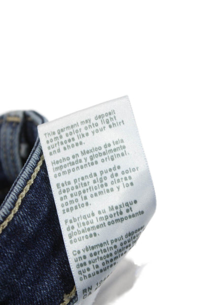 AG Womens Skinny Mid Rise Jeans Blue Size 28