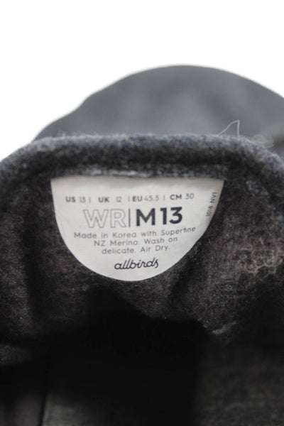 Allbirds Mens Wool Low Top Sneakers Dark Gray Size 13