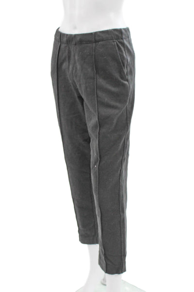 Everlane Womens Ankle Cropped Dress Pants Black Solid Cotton Polyester Size S