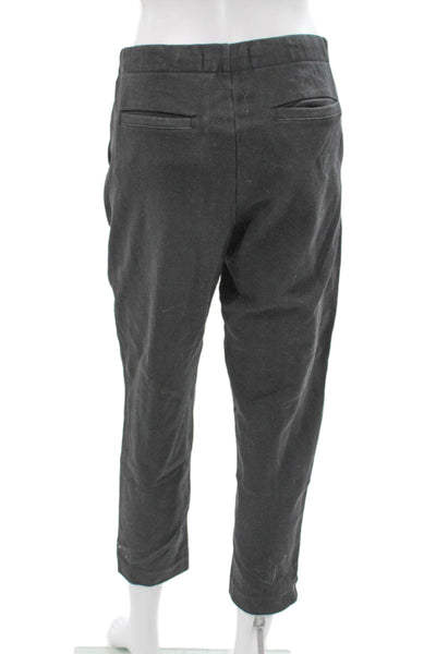 Theory Womens Gray Dress Pants Zip Wool Blend Size 2