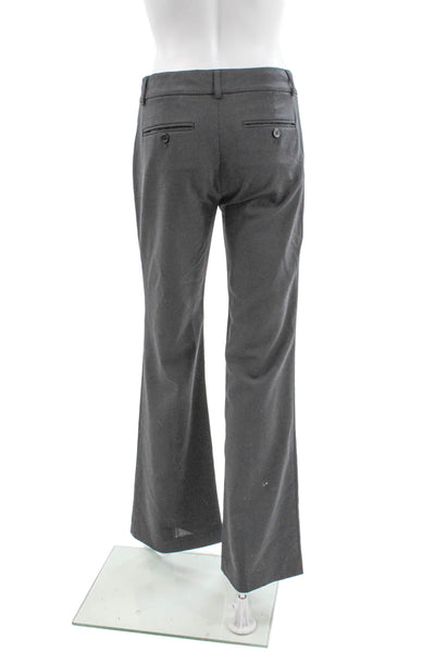 Theory Womens Gray Dress Pants Zip Wool Blend Size 2