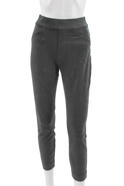 Spanx Women Ankle Leggings Gray Rayon Solid Size S