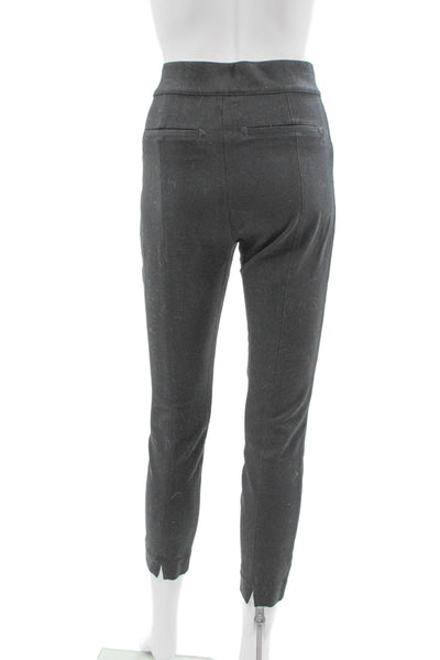 Spanx Women Ankle Leggings Gray Rayon Solid Size S