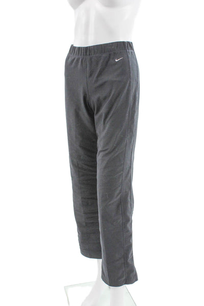 Nike Womens Gray Polyester Sweatpants Size M