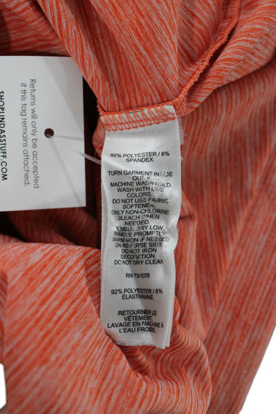 Vineyard Vines Mens Short Sleeves Polo Shirt Orange Size Extra Extra Large