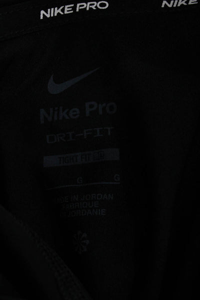 Nike Unisex Adults Basic Black T-Shirt Crew Neck Short Sleeve Size L