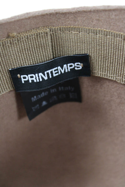 Printemps Womens Wool Banded Cloche Hat Brown Size OS