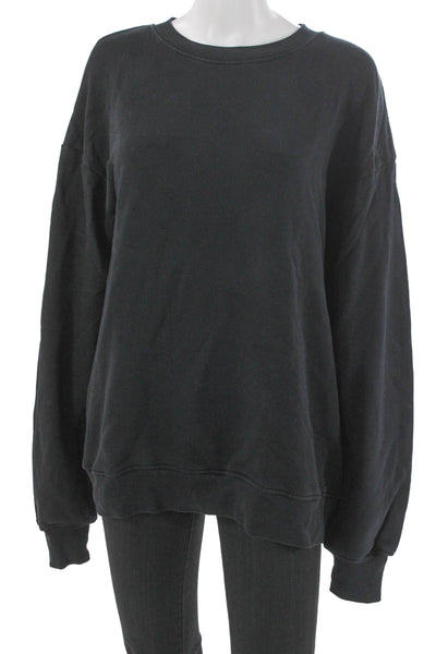 Cotton Citizen Women Pullover Black Crew Neck Long Sleeve Size XS