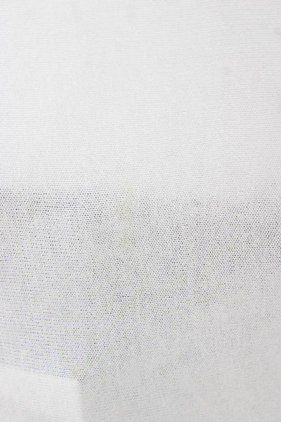 Feel The Piece Women Pullover Sweater White V Neck Long Sleeve Size One Size