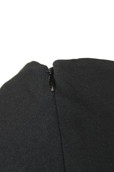 COS Womens Sheath Dress Black Cowl Neck Long Sleeve Knee Length Size S