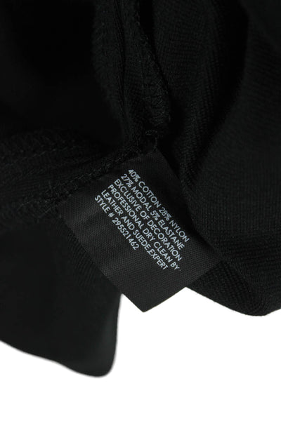 Club Monaco Womens Fit & Flare Black Cotton Knee Length Dress Size 6