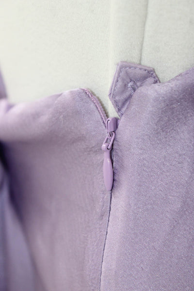 Lafayette 148 New York Womens Blouse Skirt Set Purple Size Extra Large/12