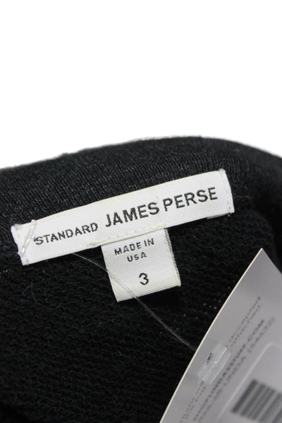 Standard James Perse Womens Shift Dress Gray 3/4 Sleeve Mini Size 3