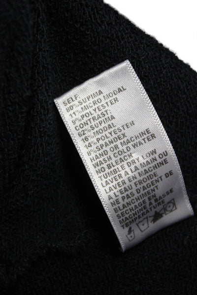 Standard James Perse Womens Shift Dress Gray 3/4 Sleeve Mini Size 3