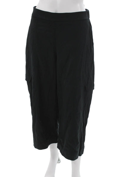 Lululemon Womens Cropped Cupro Pants Black Size 8