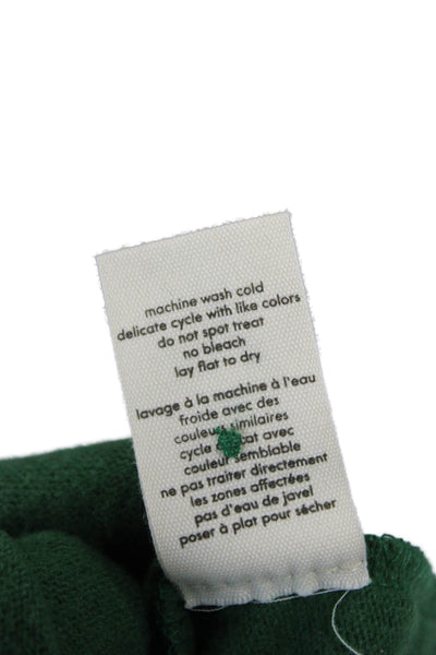 Donni Women Cardigan Green Crew Neck Long Sleeve Solid Fall Size XS