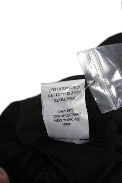 Cami NYC Womens One Shoulder Silk Jumpsuit Sleeveless Black Size S