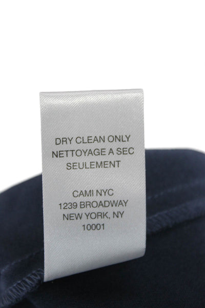 Cami NYC Womens Slip Dress Blue Sweetheart Mid-Calf Acetate Zip Size 00