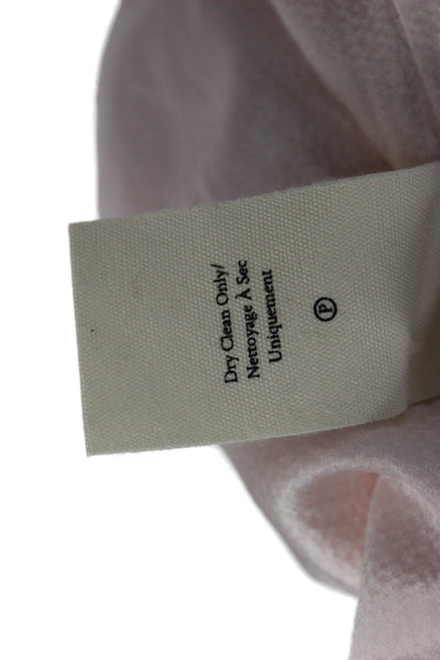Love Shack Fancy Women Camisole Pink Silk Square Neck Sleeveless Size 2