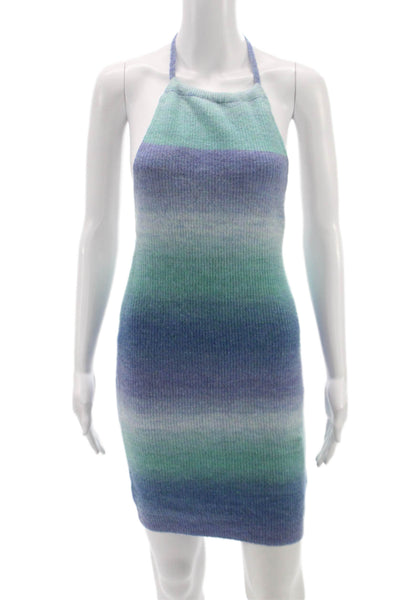 Tiger Mist Womens Bodycon Halter Mini Dress Multicolor Polyester Size XS