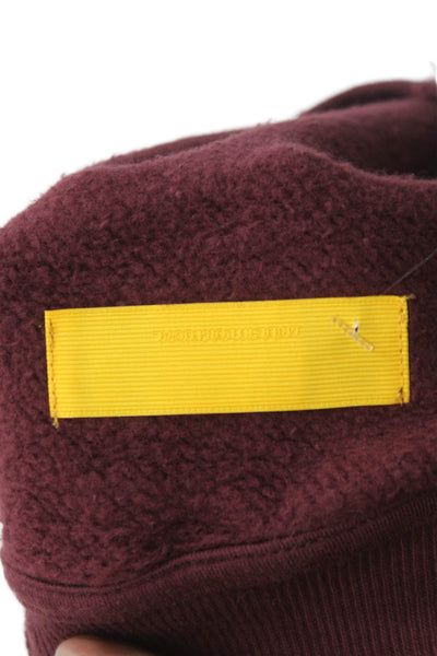 Yellow Label Co. Womens Pullover Cotton Crew Neck Long Sleeve Red Size XS