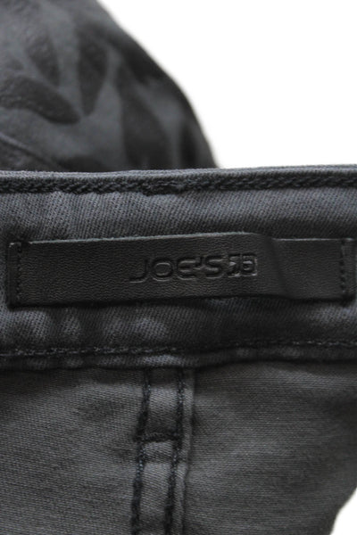Joes Women Skinny Jeans Black Animal Print Cotton Blend Size 30