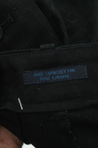 Regulation Womens Cropped Gray Linen Blend Pants Size 2