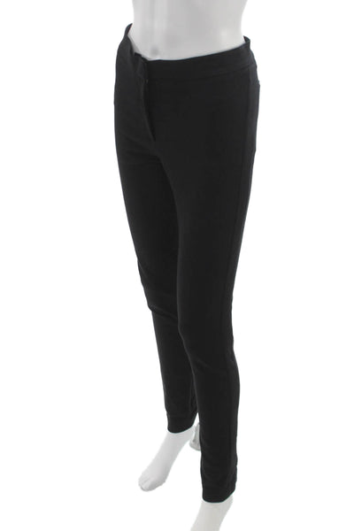 Barneys New York Womens Dress Pants Black Viscose Button Inseam 30 Size 40
