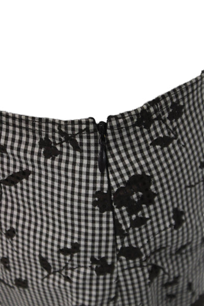 Cynthia Cynthia Steffe Women A-Line Brown Check Cotton Skirt Size 8