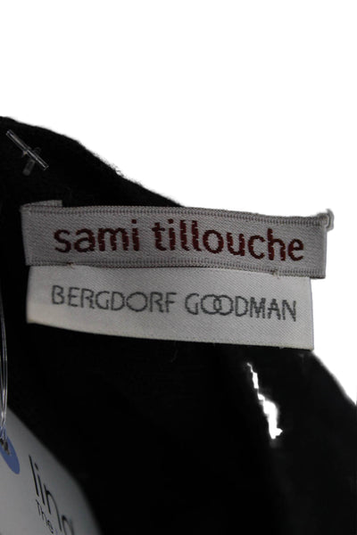 Bergdorf Goodman Women Cashmere Cowl Neck Sleeveless Pullover Black Size S