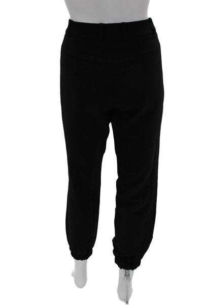 Joseph Womens Jogger Pants Black Polyester Zip Closure Size 36