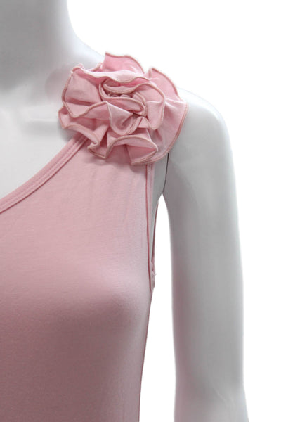 Reformation Women One Shoulder Pink Basic Tank Sleeveless Size S