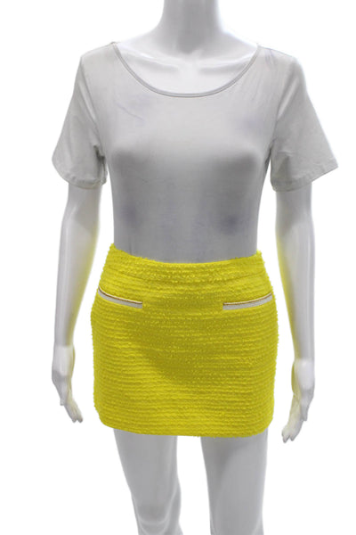 Assignment Women Two Piece Set Yellow Sweetheart Neckline Sleeveless Size S